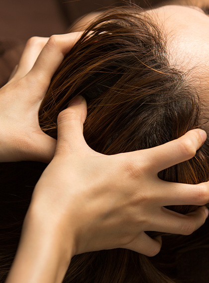 電気頭皮マッサージ・EMS