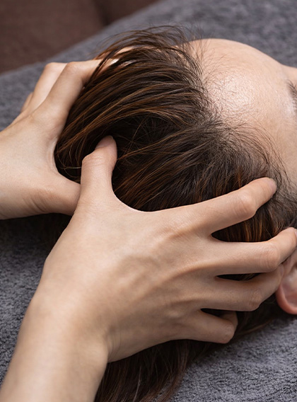 電気頭皮マッサージ・EMS